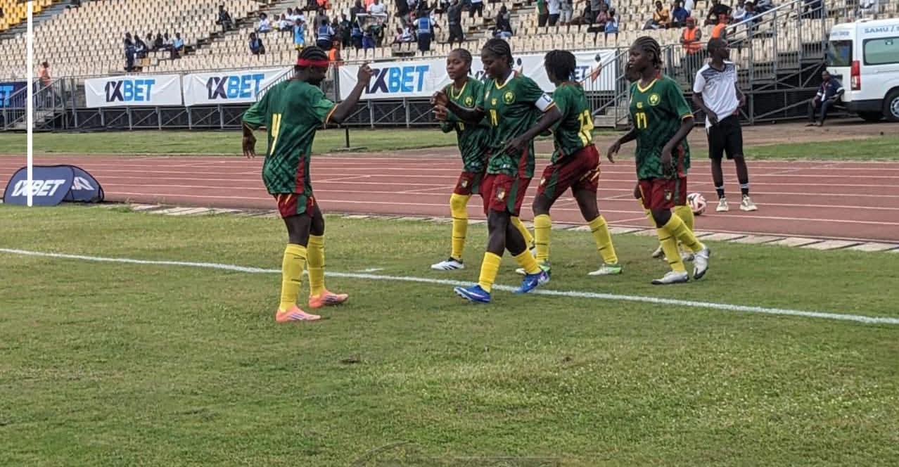 Éliminatoires Mondial U20 Féminin 2026 : Les Lionnes Indomptables du Cameroun prennent l'avantage sur la Tanzanie à la mi-temps