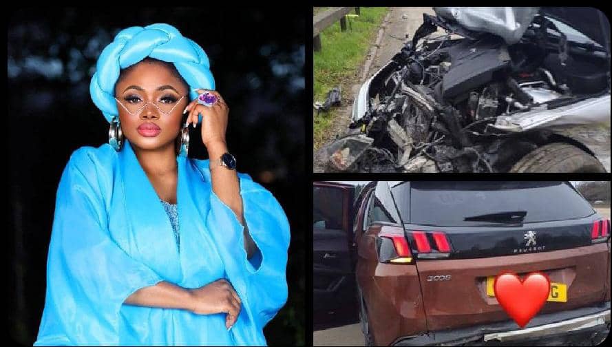 L'influenceuse camerounaise Delly Singah indemne après un accident de voiture au Royaume-Uni