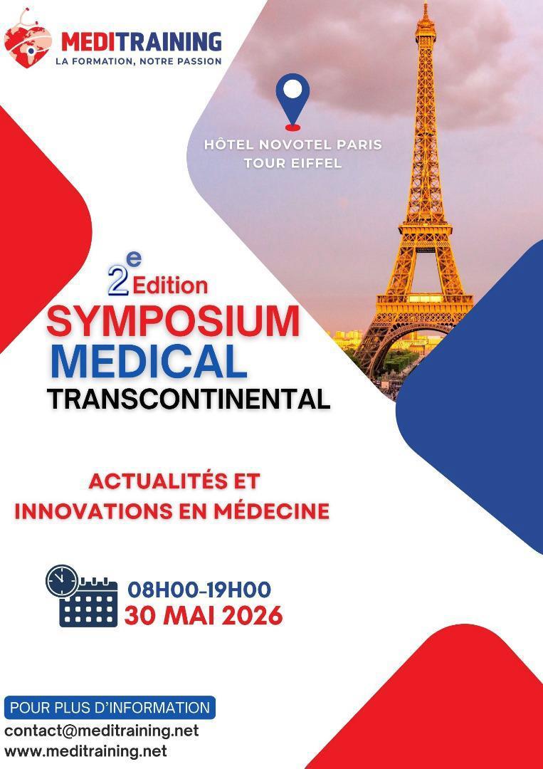 Paris accueillera le Symposium MediTraining 2026 sur la formation médicale transcontinentale