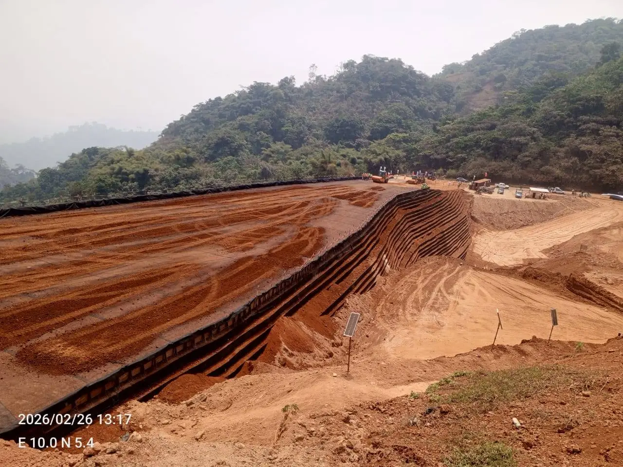 Dschang : Le chantier de la falaise progresse, le remblai s'intensifie