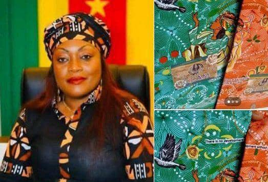Cathy Meba, nièce du président Biya, remet en question le pagne du 8 mars au Cameroun
