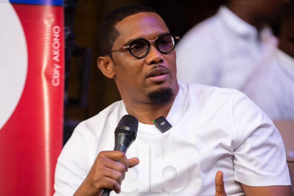 Samuel Eto'o exhorte les jeunes Africains à privilégier le travail acharné plutôt que la sorcellerie pour réussir
