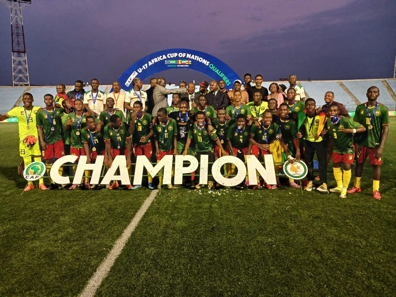 Les Lionceaux U17 du Cameroun remportent le tournoi de l'Uniffac 2026 et se qualifient pour la CAN