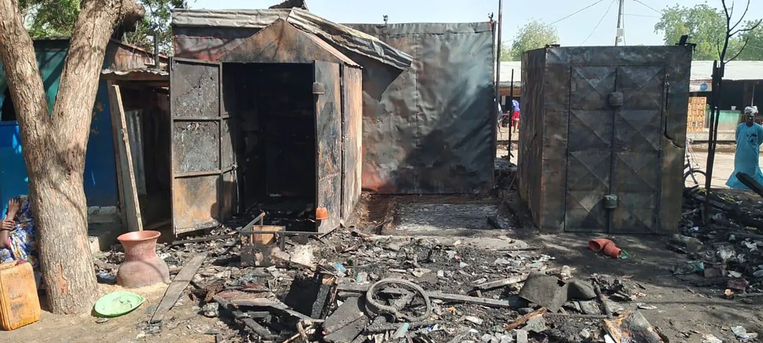 Incendie à Kousseri : Plusieurs commerces ravagés, l'origine reste inconnue
