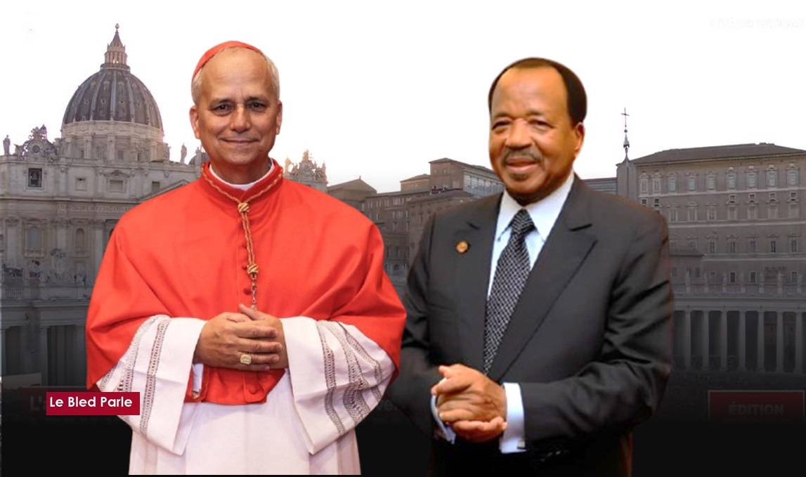 Paul Biya adresse un message de paix au pape Léon XIV lors de sa visite au Cameroun