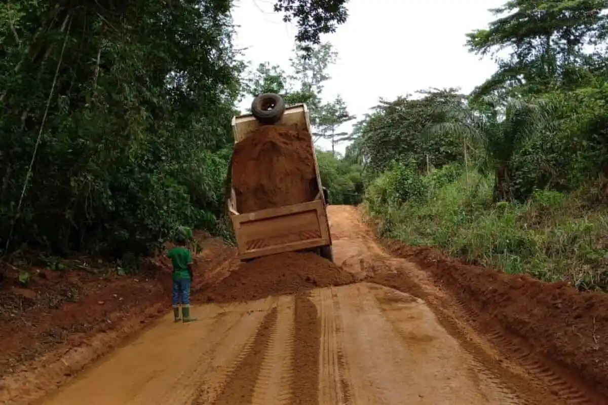 Plus de 130 milliards de FCFA alloués à la construction de la route Ebolowa–Akom II–Kribi